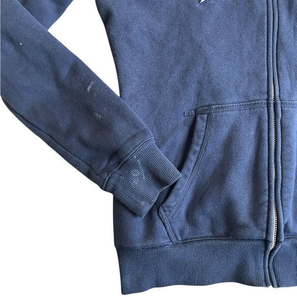 Nike Villanova Wildcats Zip Up Hoodie Navy Blue Full Zip Sweatshirt Size Large - Picture 3 of 5
